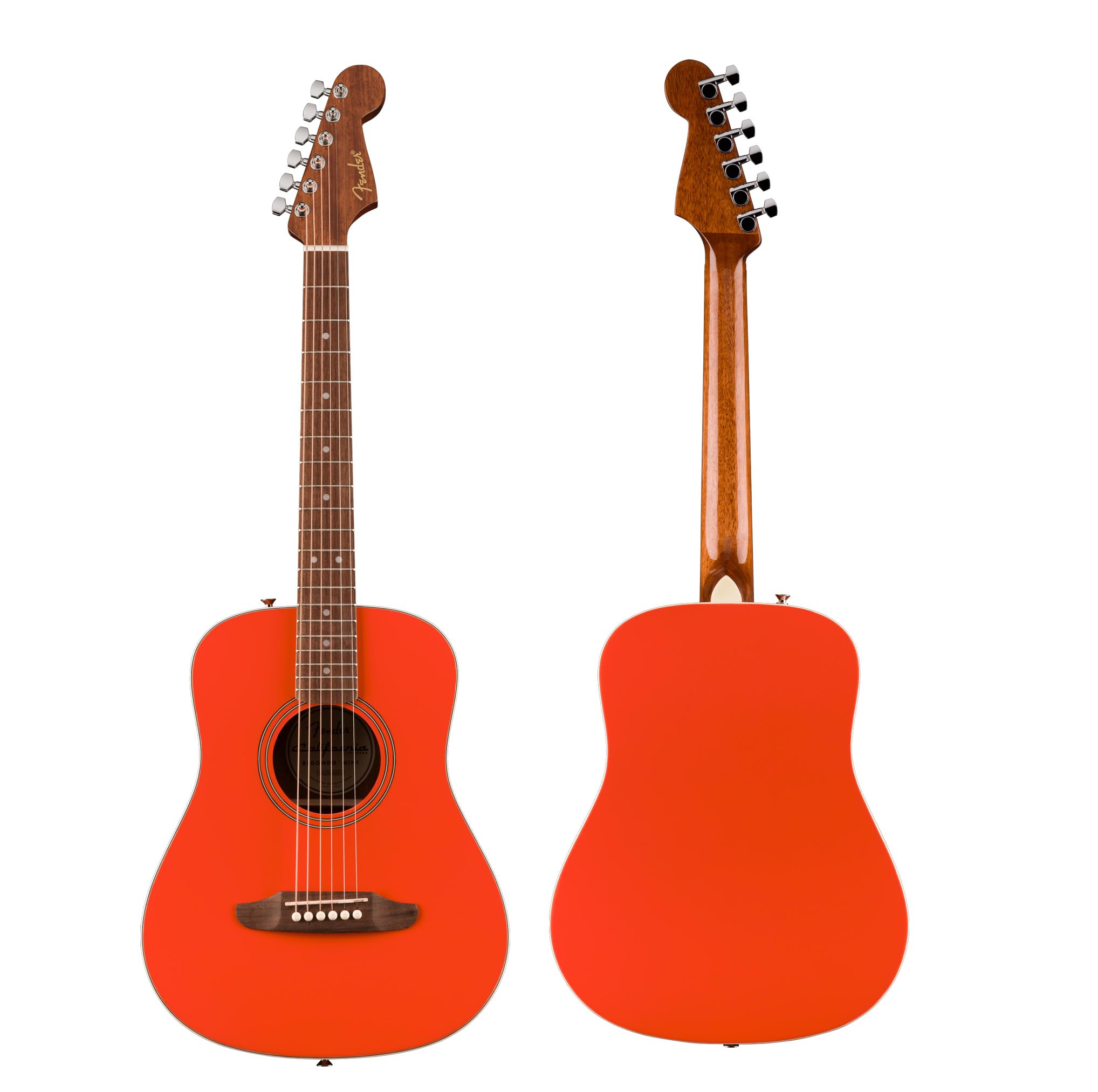 Fender FA-15 3/4-Scale Kids Steel String Acoustic Guitar - Red w/ Gig Bag