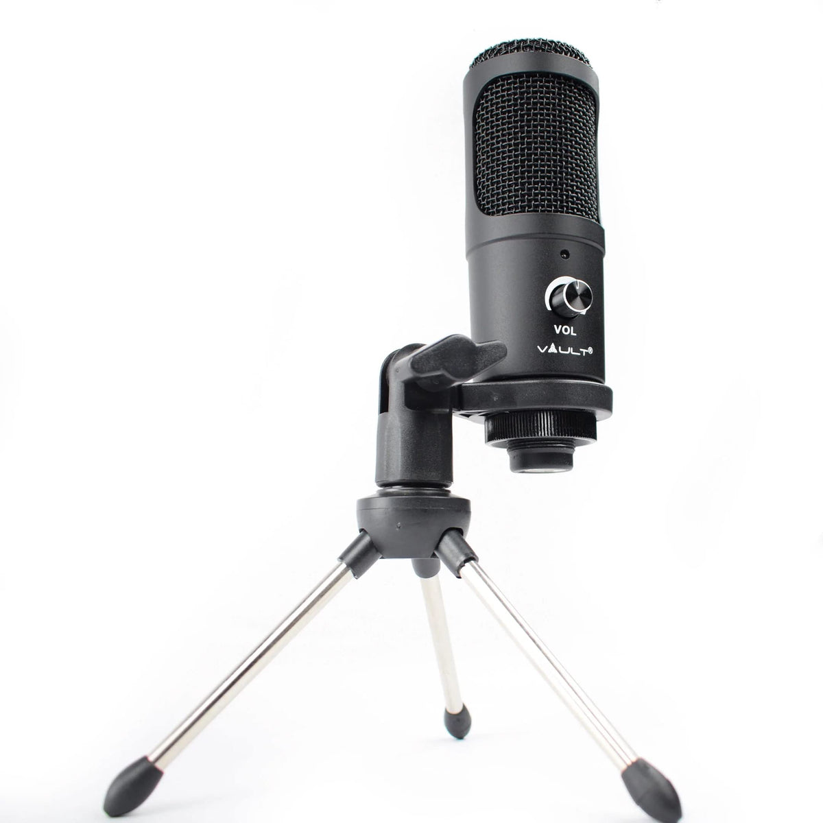 Vault U750 USB Condenser Podcast Microphone with Tripod Stand