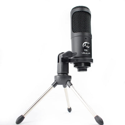 Vault U750 USB Condenser Podcast Microphone with Tripod Stand