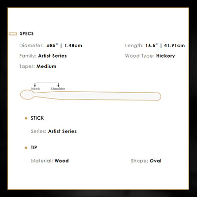 Zildjian ZASJD2 Josh Dun "Trench" Drumsticks