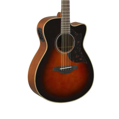 Yamaha AC1M Mahogany Concert Cutaway Acoustic-Electric Guitar - Tobacco Sunburst
