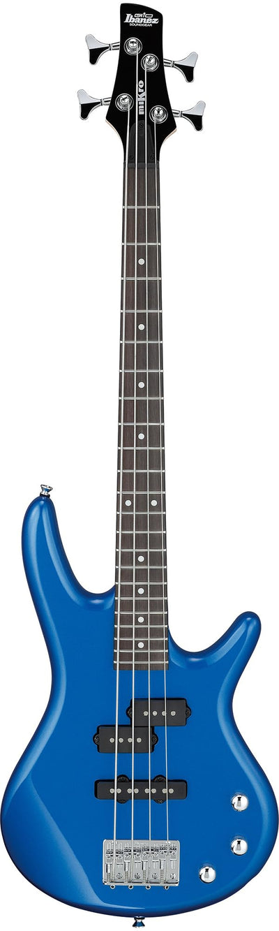 Ibanez GSRM20 SR Gio miKro Short-Scale Bass Guitar - Starlight Blue w/ Gig Bag