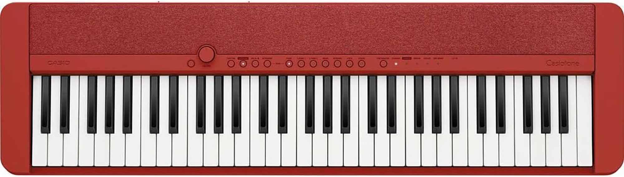 Casio CT-S1 Casiotone 61-Key Keyboard - Red w/ Headphones