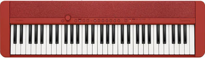 Casio CT-S1 Casiotone 61-Key Keyboard - Red w/ Headphones