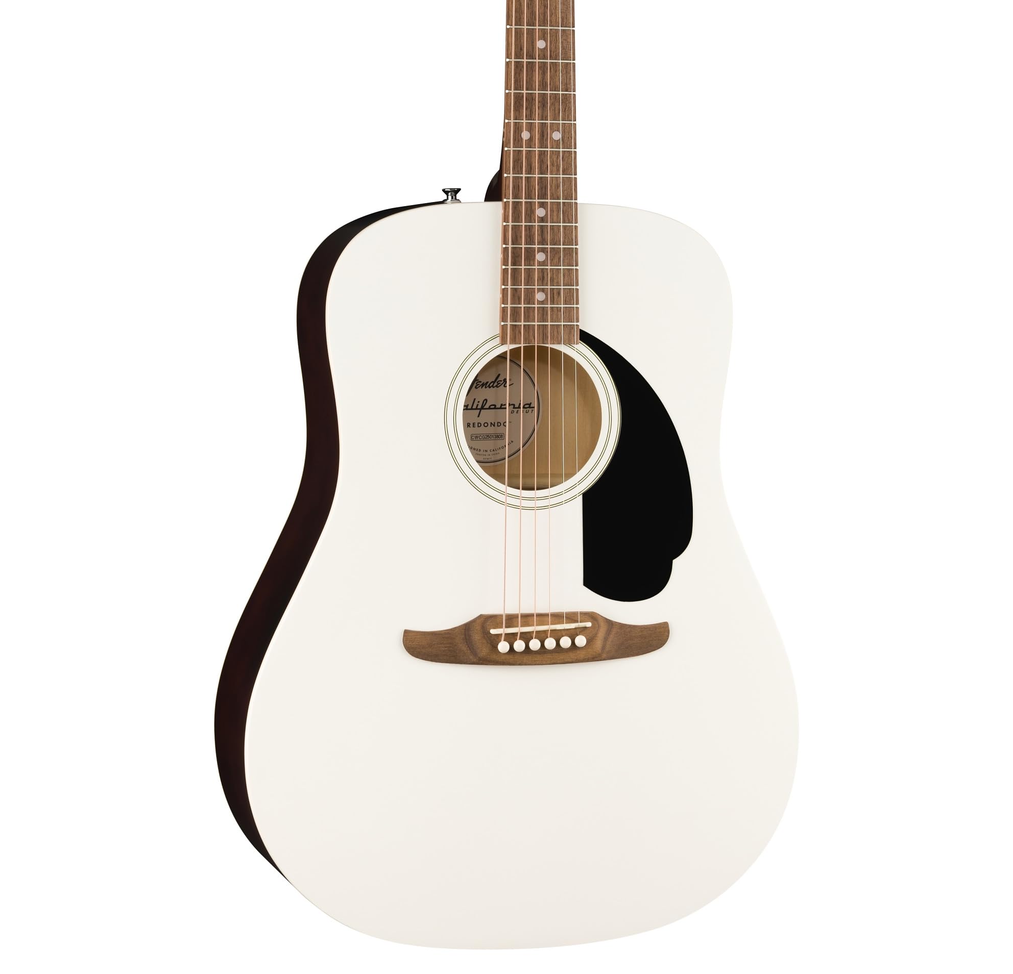 Fender California Redondo Acoustic Guitar - White w/ Gig Bag