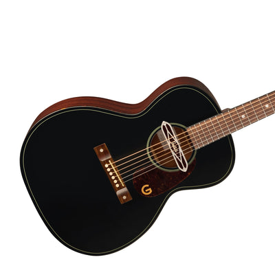Gretsch Jim Dandy Deltoluxe Concert Acoustic-Electric Guitar - Black Top
