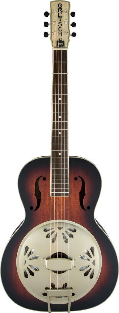 Gretsch G9240 Alligator Biscuit Round-Neck Acoustic Resonator Guitar - 2-Color Sunburst w/ Strap