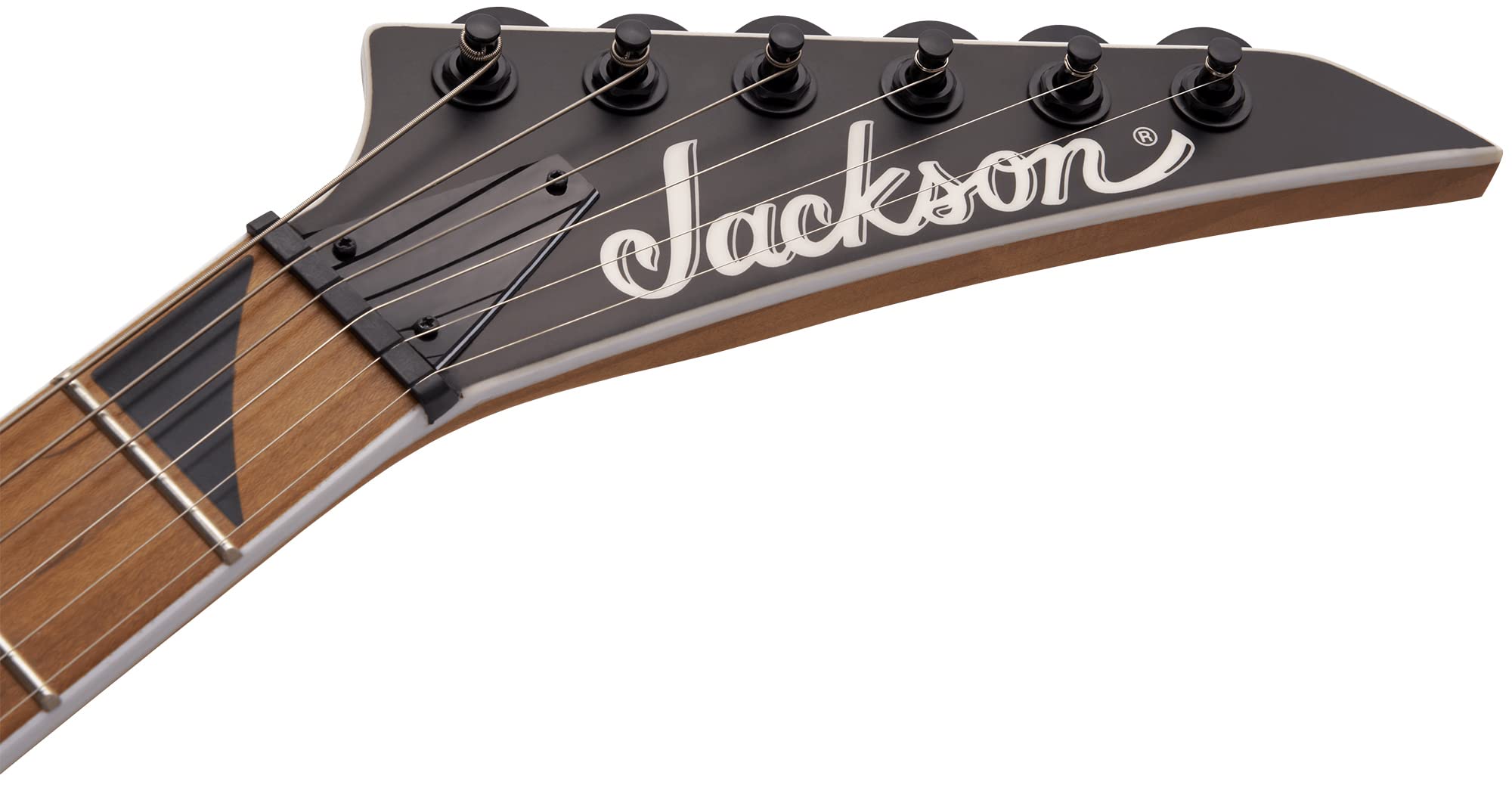 Jackson JS Series Dinky Arch Top JS24 DKAM Electric Guitar - Black Stain w/ Instrument Cable