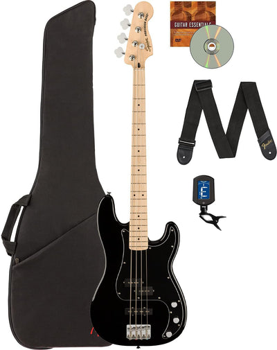 Fender Squier Affinity Precision Bass PJ - Black w/ Gig Bag