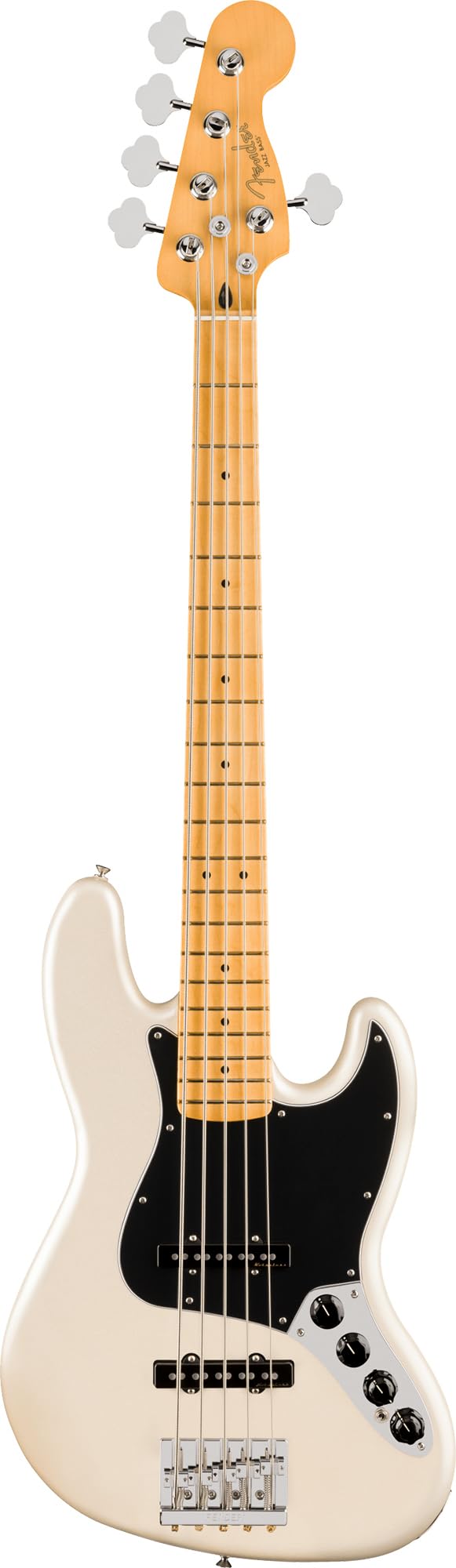 Fender Player II Modified Active Jazz Bass V - Olympic Pearl w/ Cleaning Kit