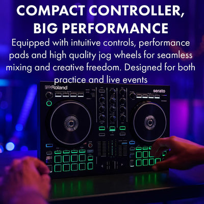 Roland DJ-202 DJ Controller w/ Case