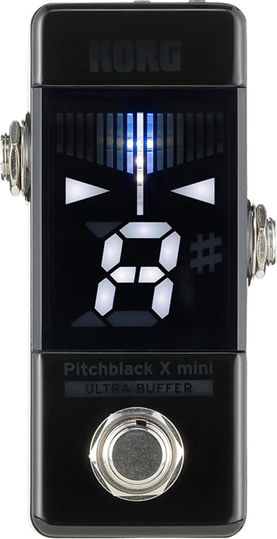 Korg Pitchblack X Mini Chromatic Pedal Tuner w/ Power Supply