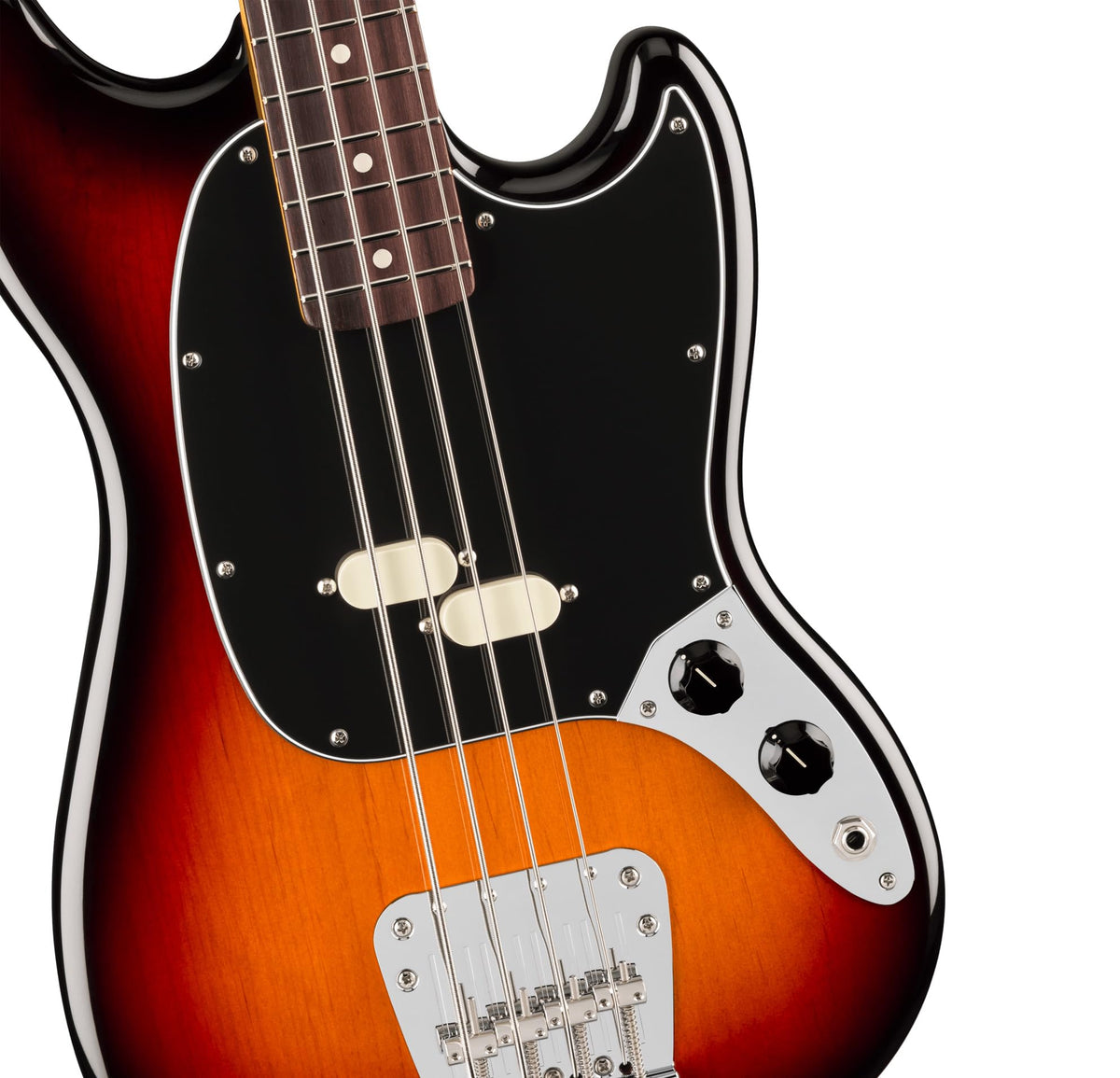 Fender American Professional Classic Mustang Bass - 3-Color Sunburst w/ Cleaning Kit