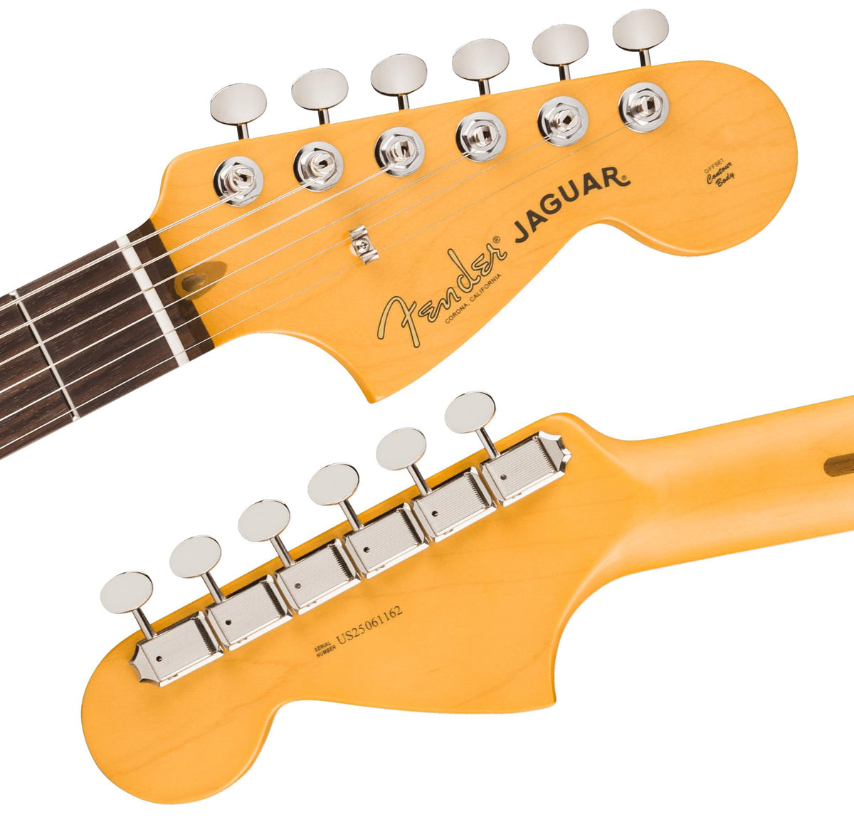 Fender American Professional Classic Jaguar - Faded Firemist Gold w/ Cleaning Kit