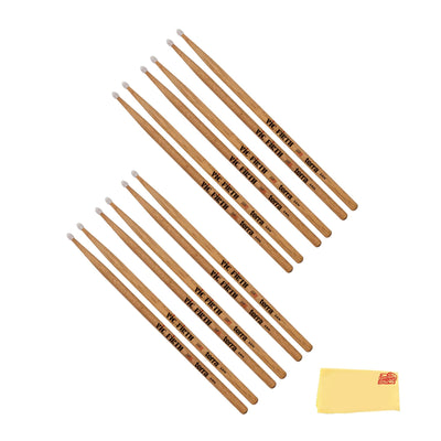 Vic Firth American Classic 5A Terra Series Nylon Tip Drumsticks - 6 Pack