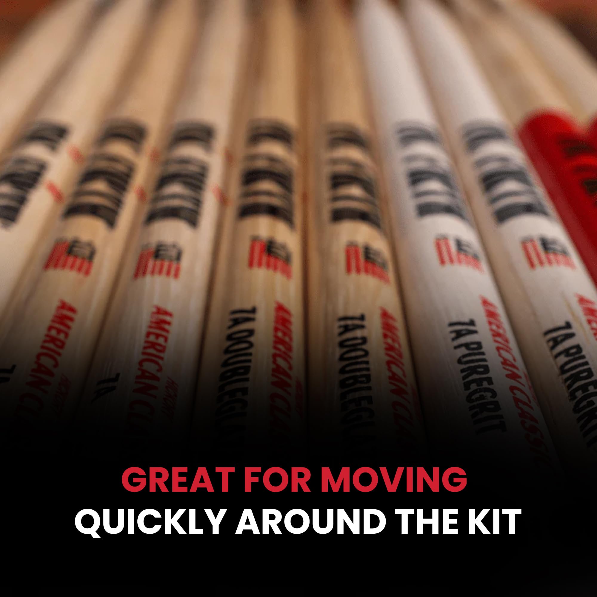 Vic Firth American Classic 7A Drumsticks - 3 Pairs