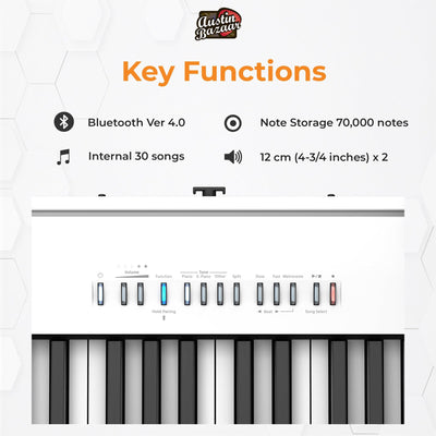 Roland FP-30X 88-Key Digital Piano - White w/ Sustain Pedal