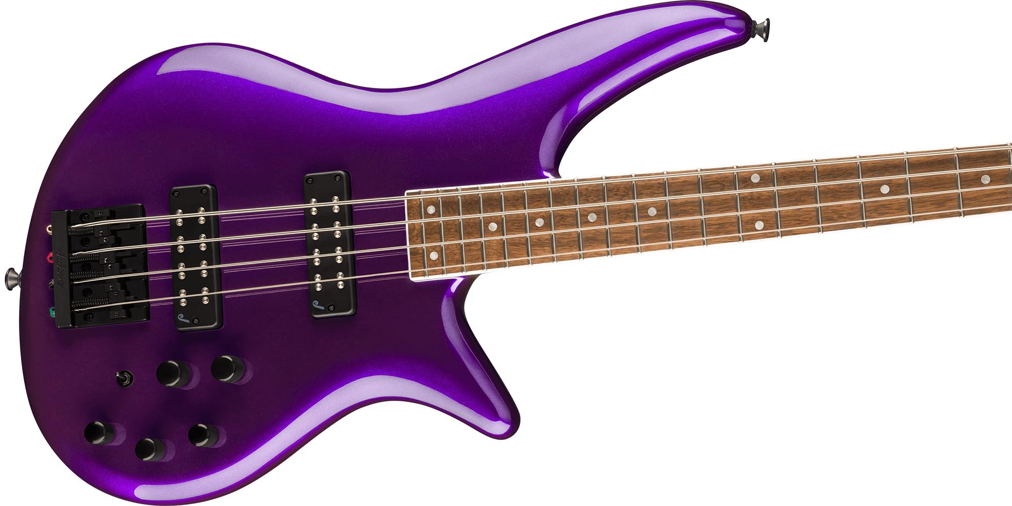 Jackson X Series Spectra Bass SBX IV - Deep Purple Metallic w/ Instrument Cable