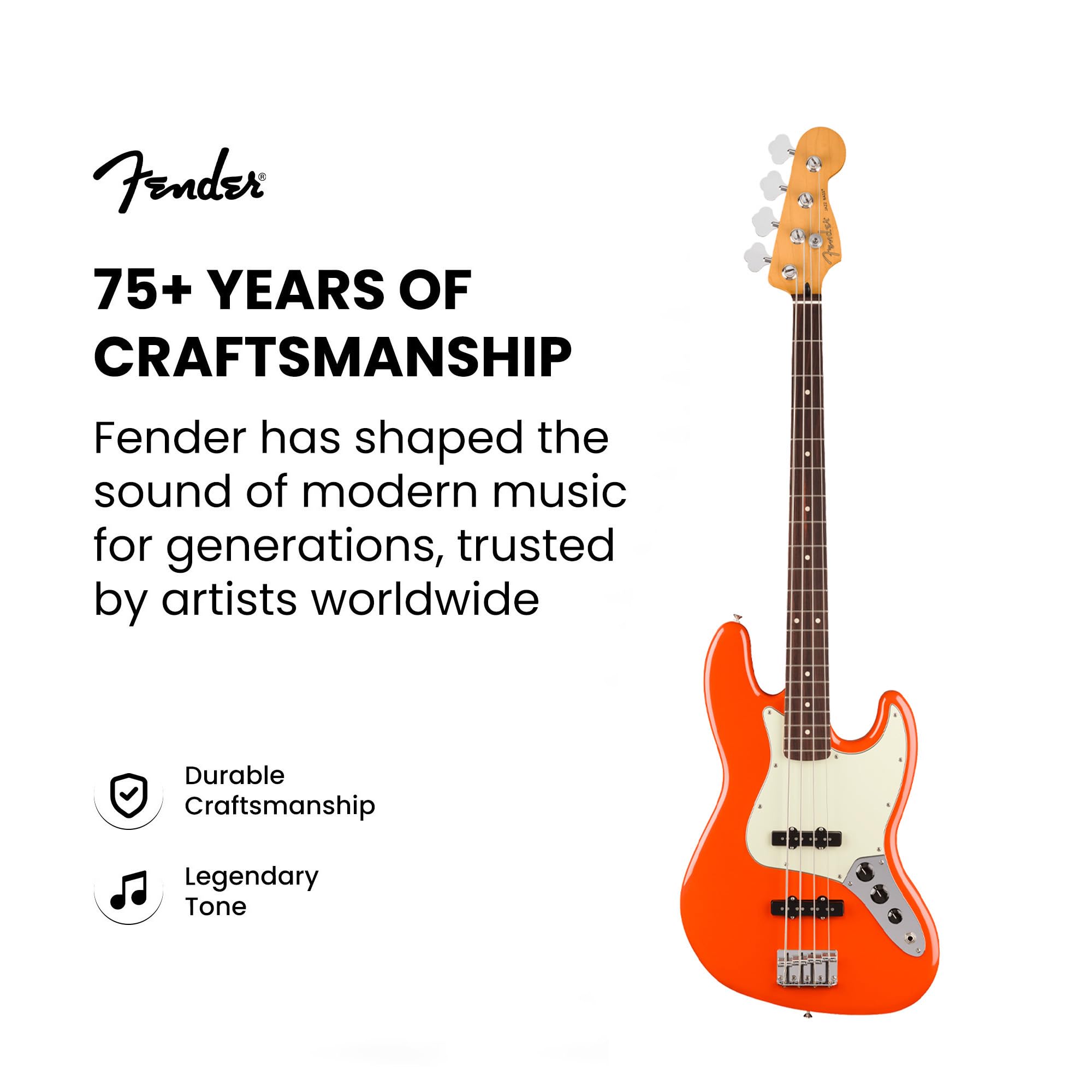 Fender Player II Jazz Bass - Rallye Orange