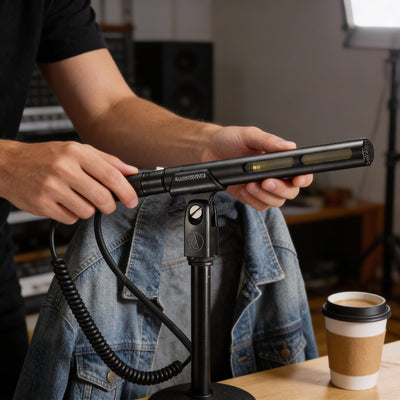 Audio-Technica AT875R Line + Gradient Condenser Microphone w/ Stand