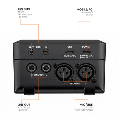 Roland GO:MIXER STUDIO Audio Mixer Interface