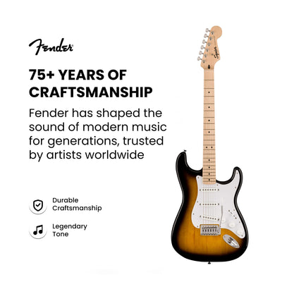 Fender Squier Sonic Stratocaster - 2-Color Sunburst w/ Frontman 10G Amp