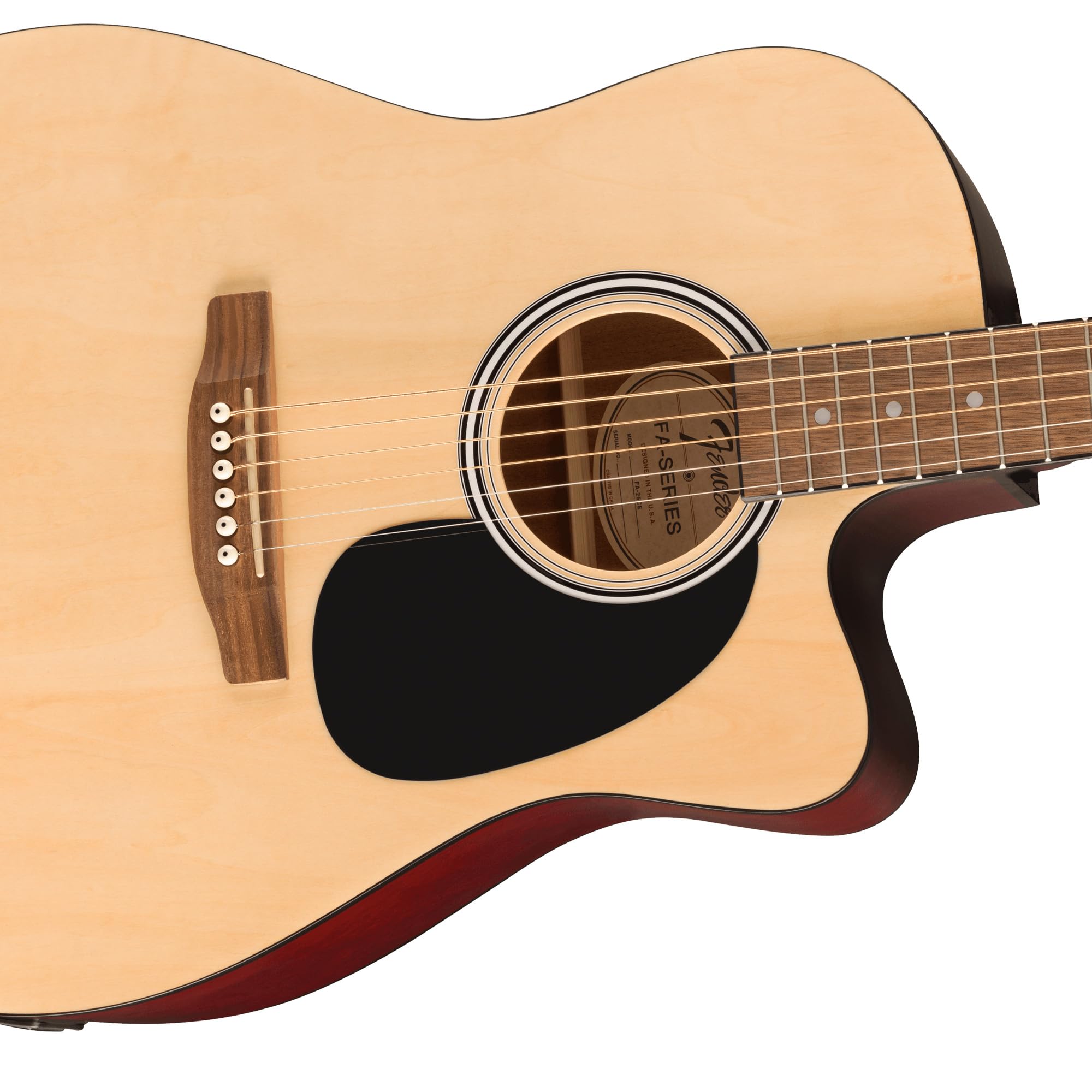 Fender FA Series Dreadnought Acoustic-Electric Guitar - Natural w/ Gig Bag