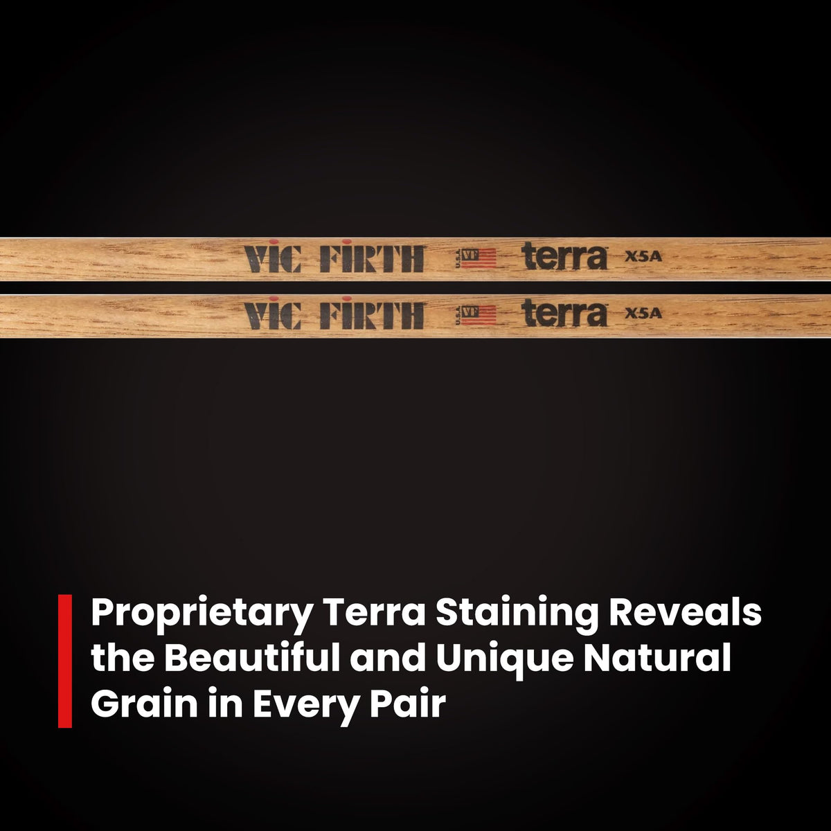 Vic Firth American Classic X5AT Terra Series Drumsticks