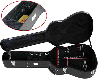 Gearlux Dreadnought Acoustic Guitar Hard Case
