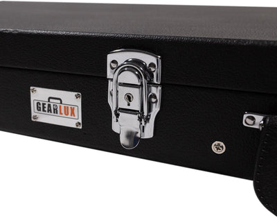 Gearlux Rectangular Electric Guitar Hard Case - Black