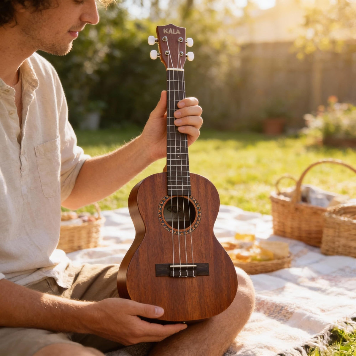 Kala KA-15T Satin Mahogany Tenor Ukulele w/ Gig Bag
