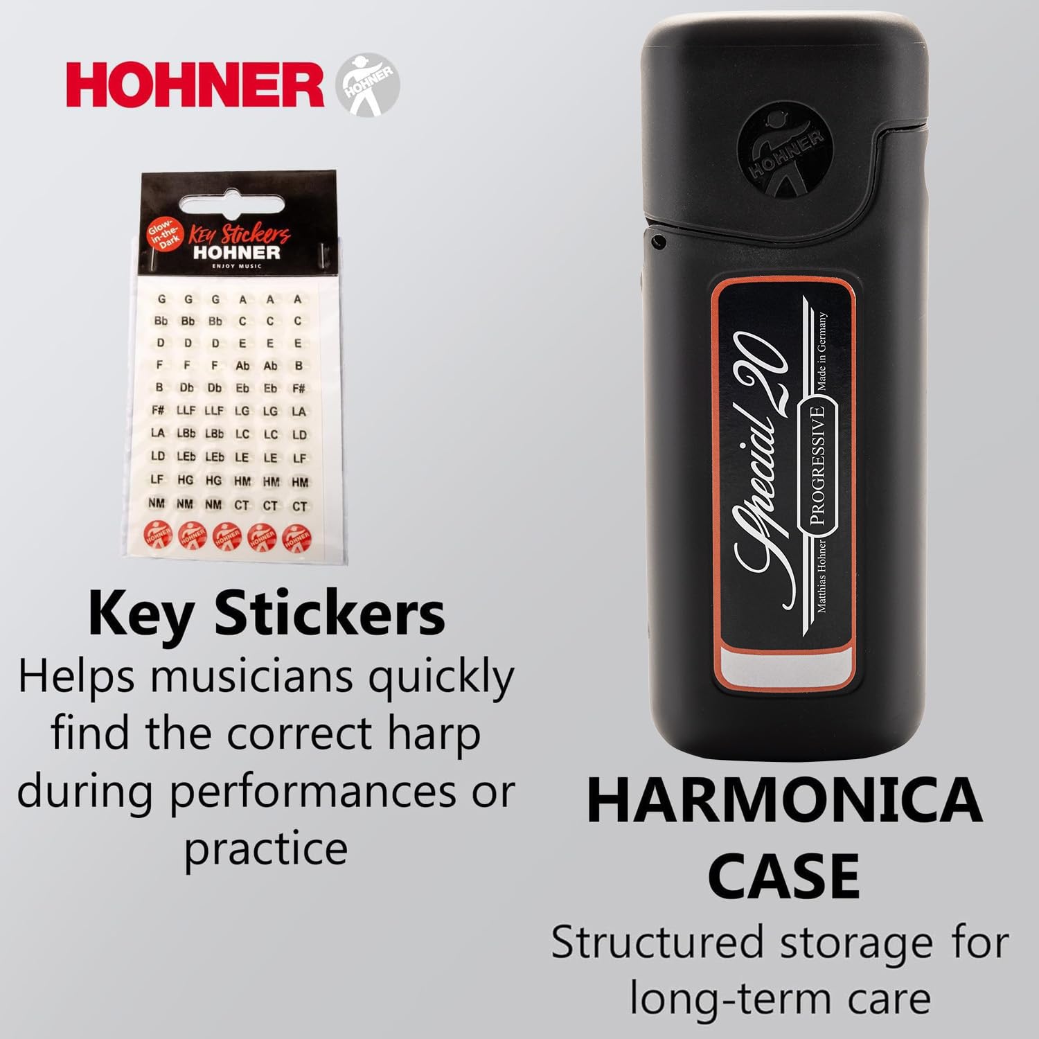 Hohner Special 20 Harmonica - Key of C w/ Key Stickers