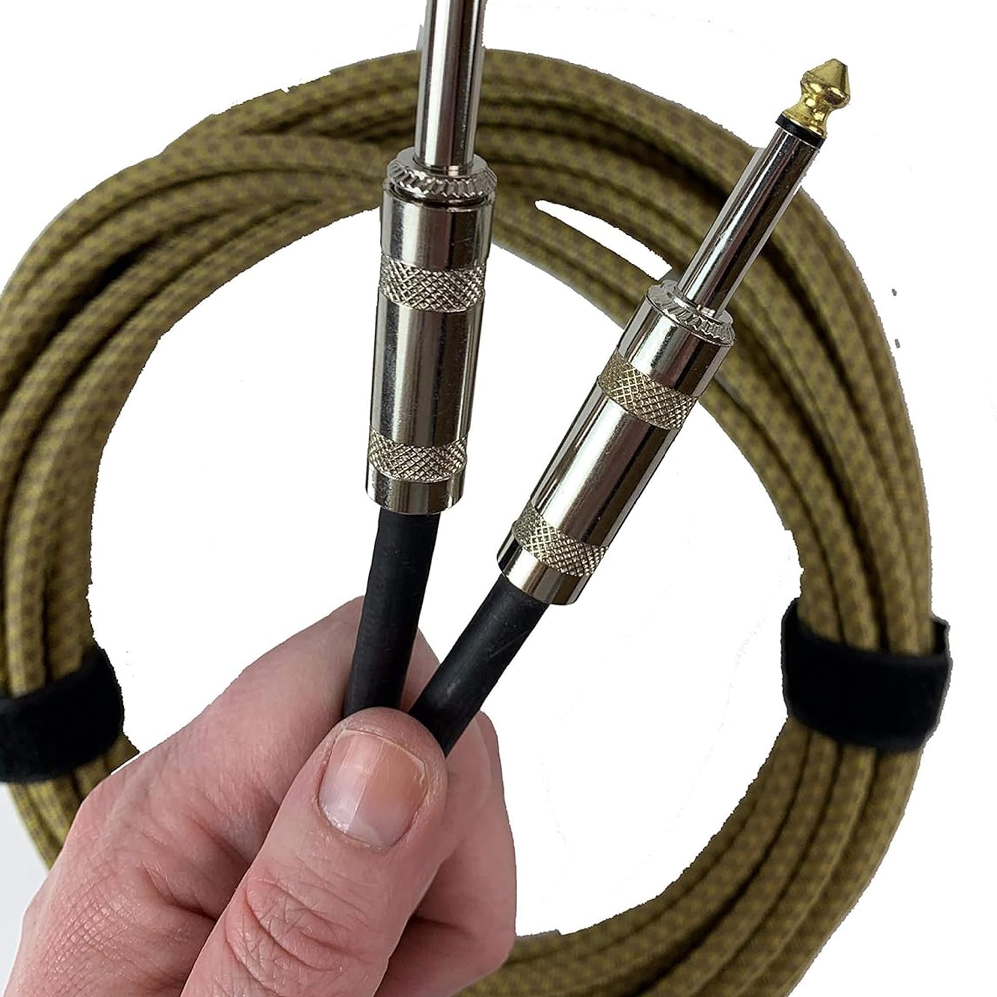 Gearlux Instrument Cable, 1/4 Inch, Straight-Straight, Tweed, 10 Foot