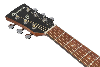 Ibanez PN50 PF Performance Parlor Acoustic Guitar - Open Pore Brown Sunburst w/ Hard Case
