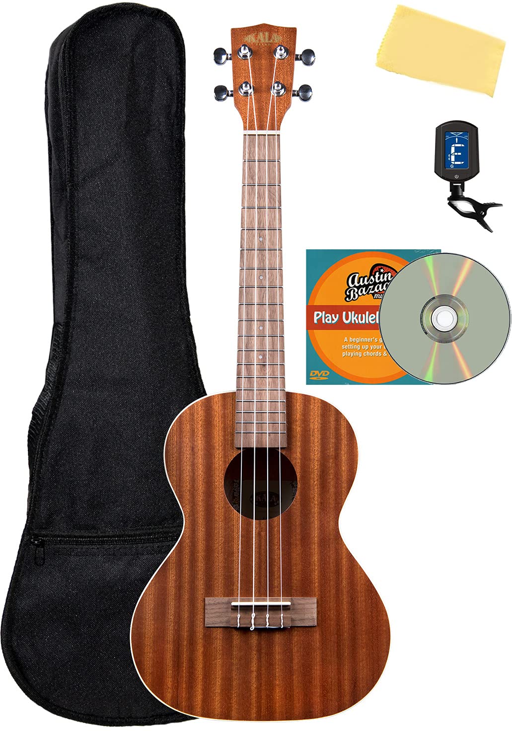 Kala KA-T Satin Mahogany Tenor Ukulele w/ Gig Bag