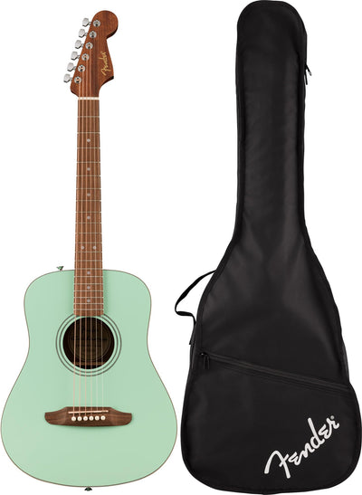 Fender California Standard Redondo Mini 3/4-Size Kids Acoustic Guitar - Surf Green