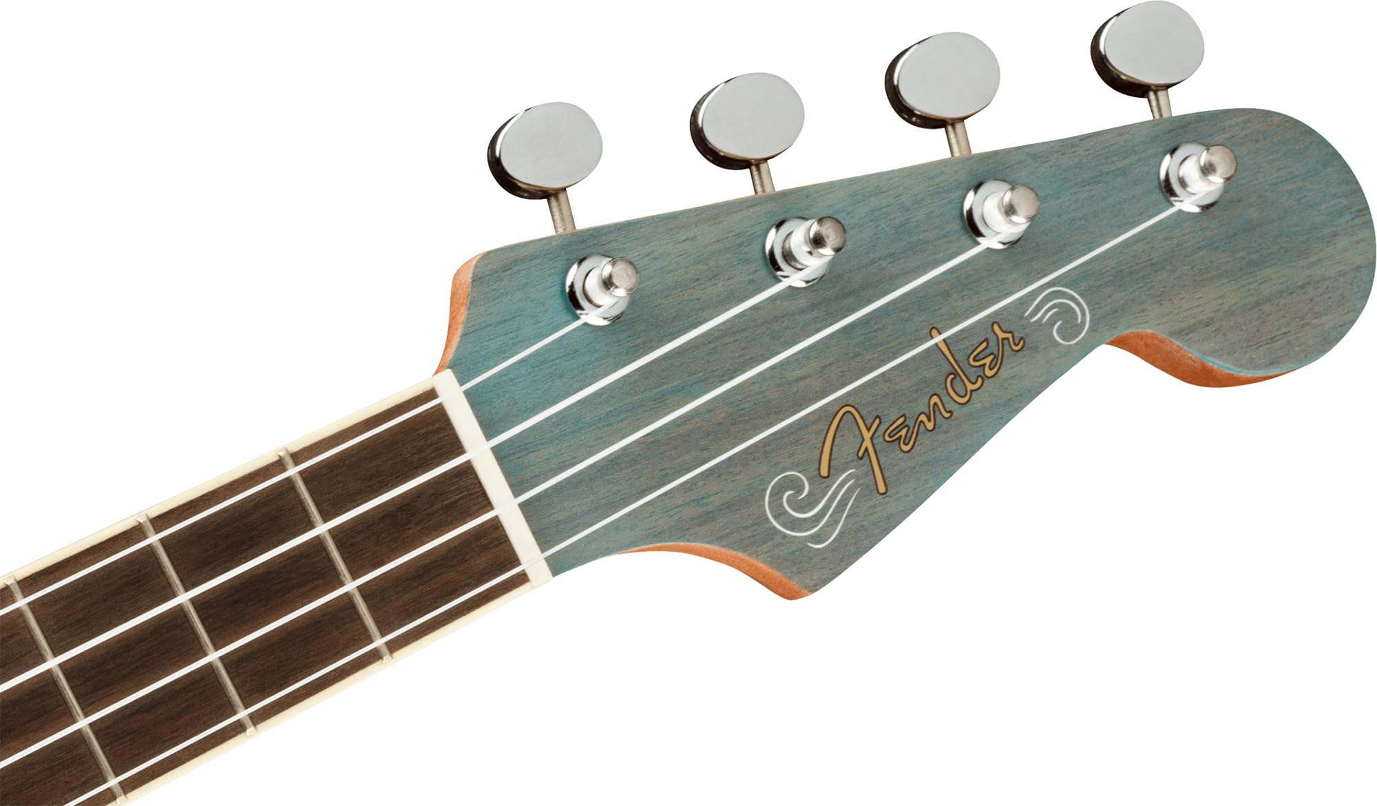 Fender Dhani Harrison Tenor Ukulele - Turquoise w/ Hard Case
