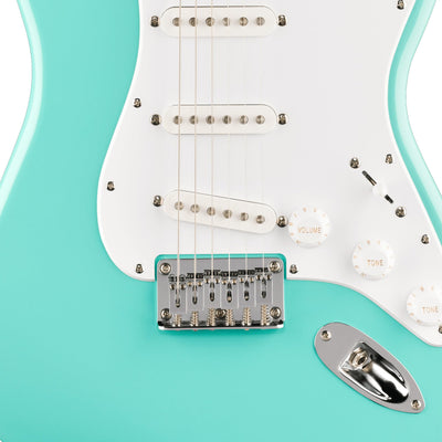 Fender Squier Sonic Stratocaster HT - Sea Foam Green w/ Amplifier