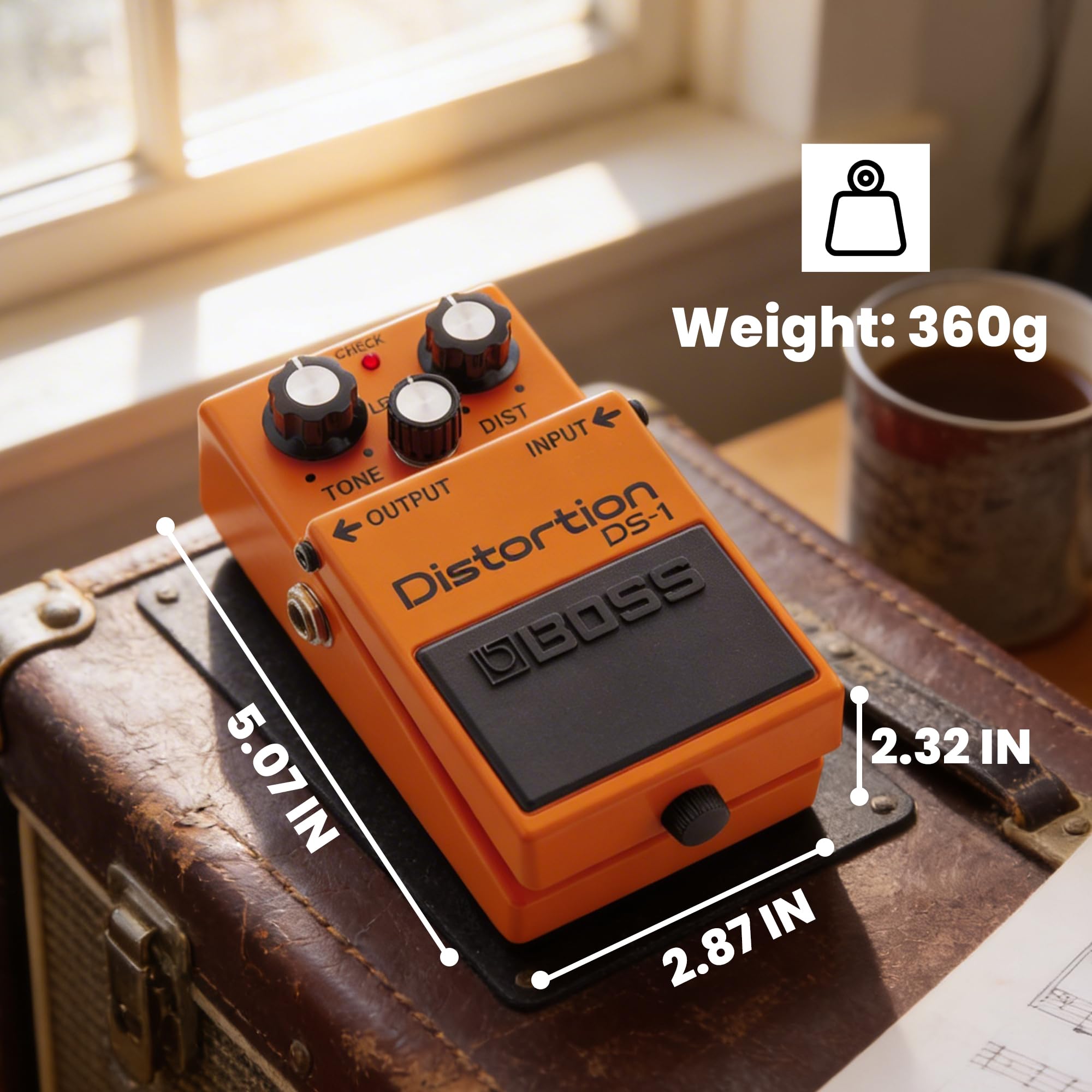 Boss DS-1 Distortion w/ Cables – Austin Bazaar