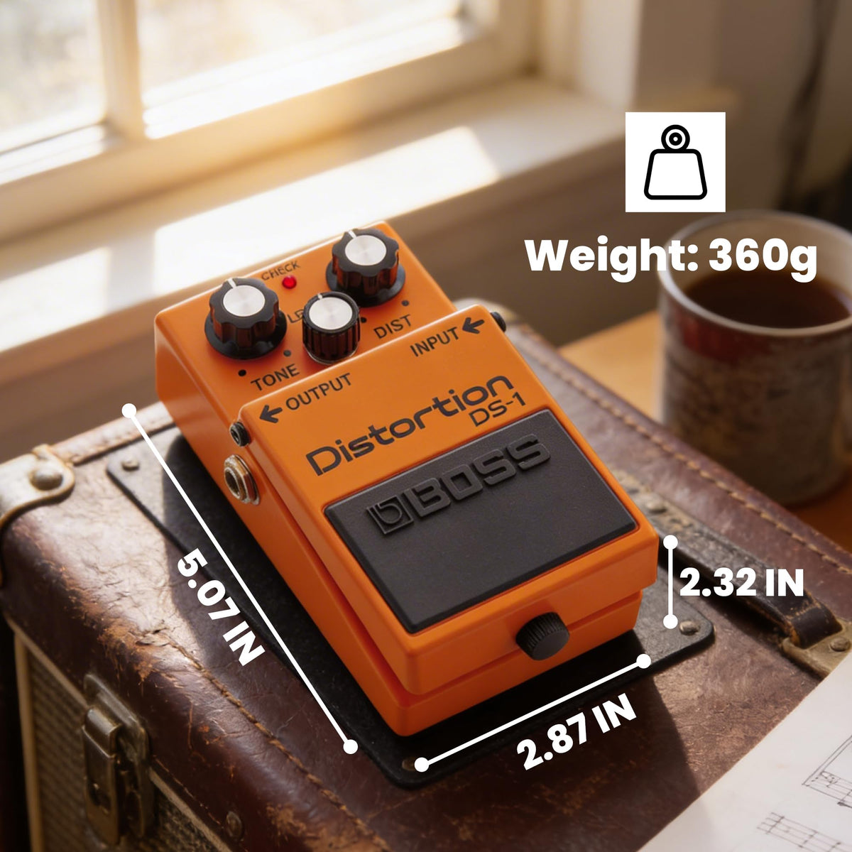 Boss DS-1 Distortion w/ Power Supply