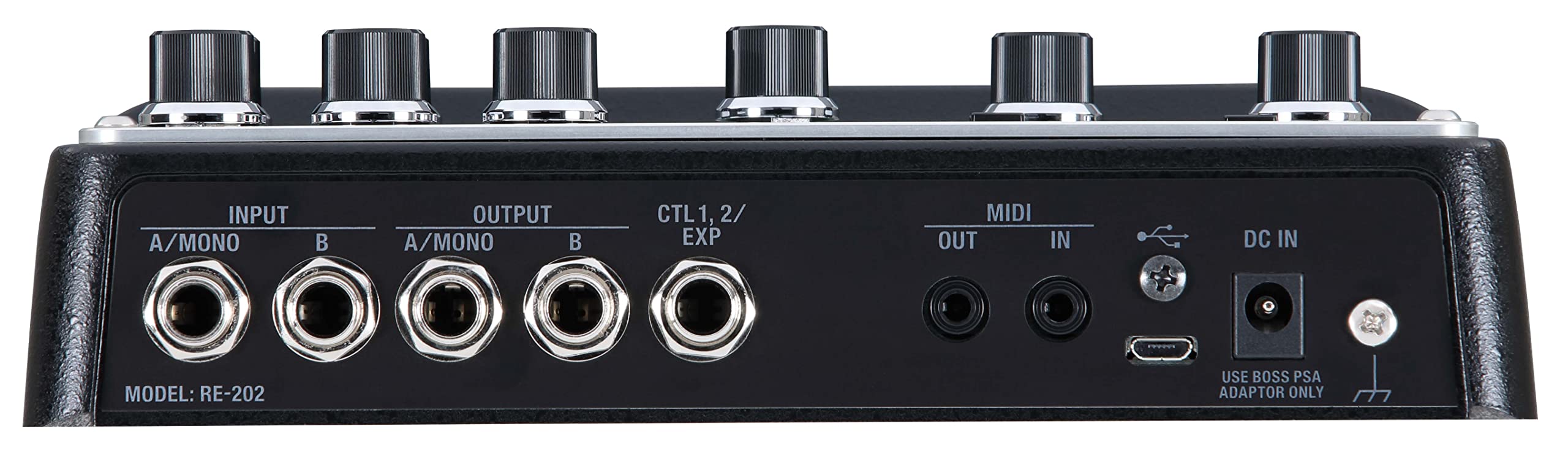 Boss RE-202 Space Echo Delay and Reverb Effects w/ Instrument Cables