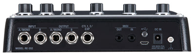 Boss RE-202 Space Echo Delay and Reverb Effects w/ Instrument Cables