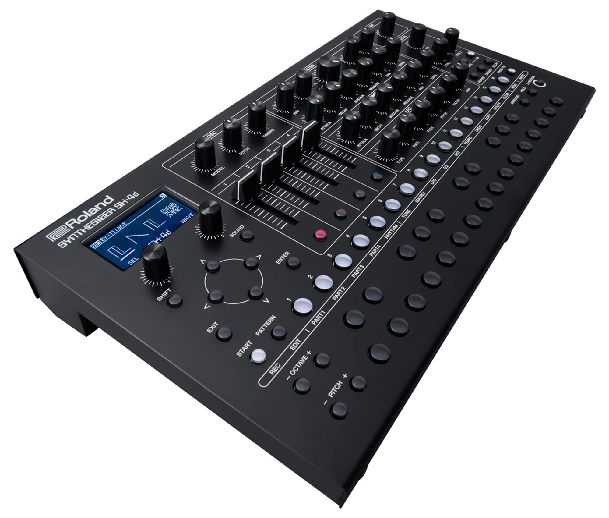 Roland SH-4d Desktop Synthesizer w/ Headphones