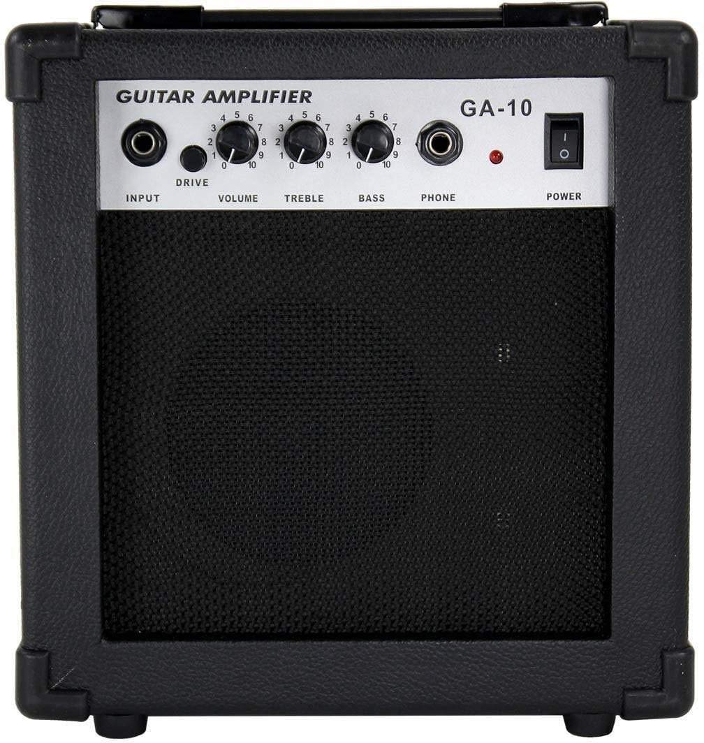 Fender Squier 3/4-Size Kids Mini Strat Electric Guitar - Black w/ Amplifier