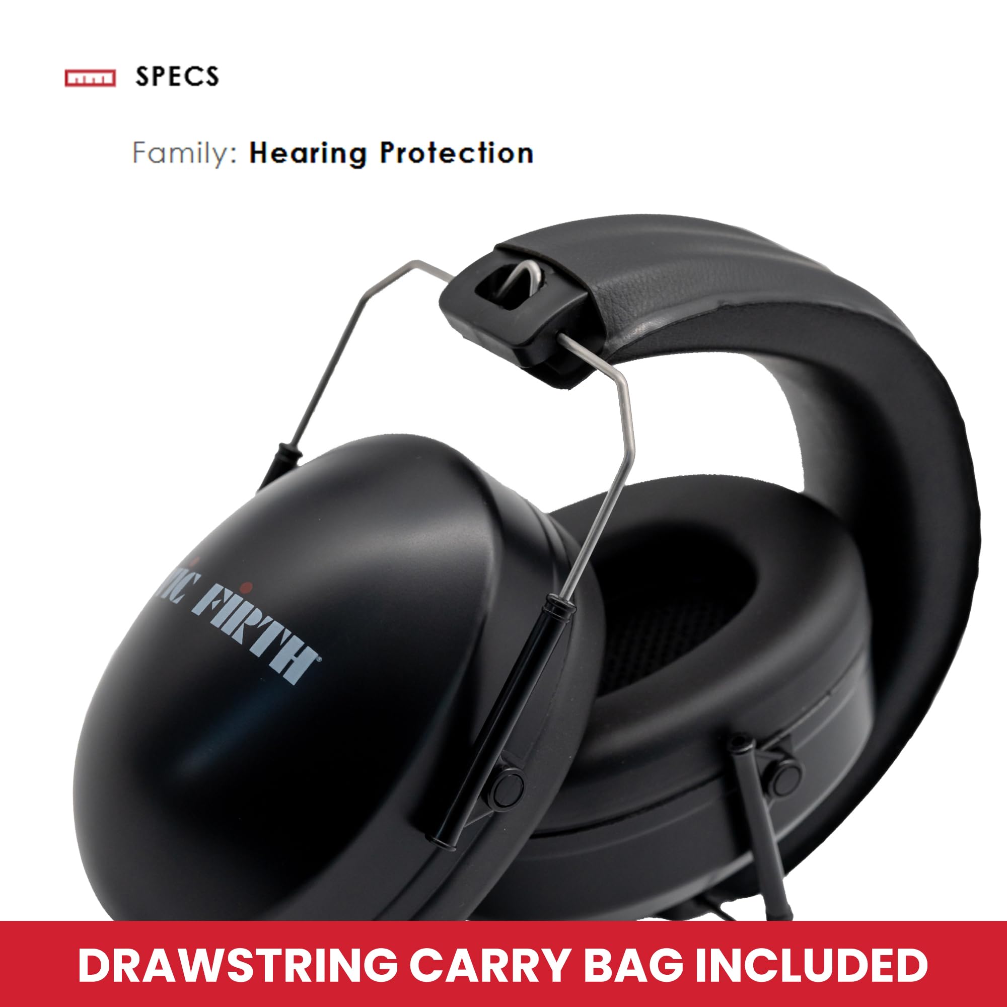Vic Firth DB23 Ear Protection Earmuffs