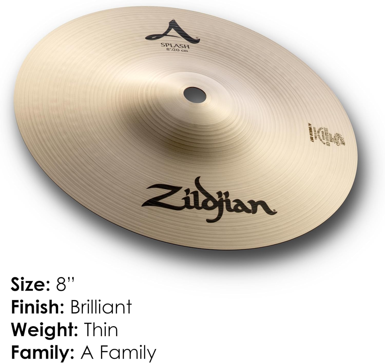 Zildjian A0210 8" A Splash Cymbal