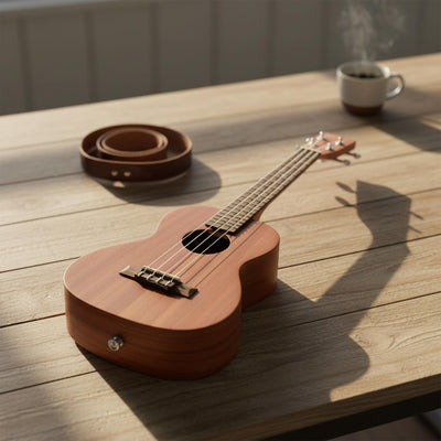 Kala KA-B Satin Mahogany Baritone Ukulele w/ Hard Case