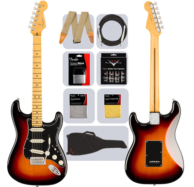 Fender American Professional Classic Stratocaster - 3-Color Sunburst w/ Cleaning Kit