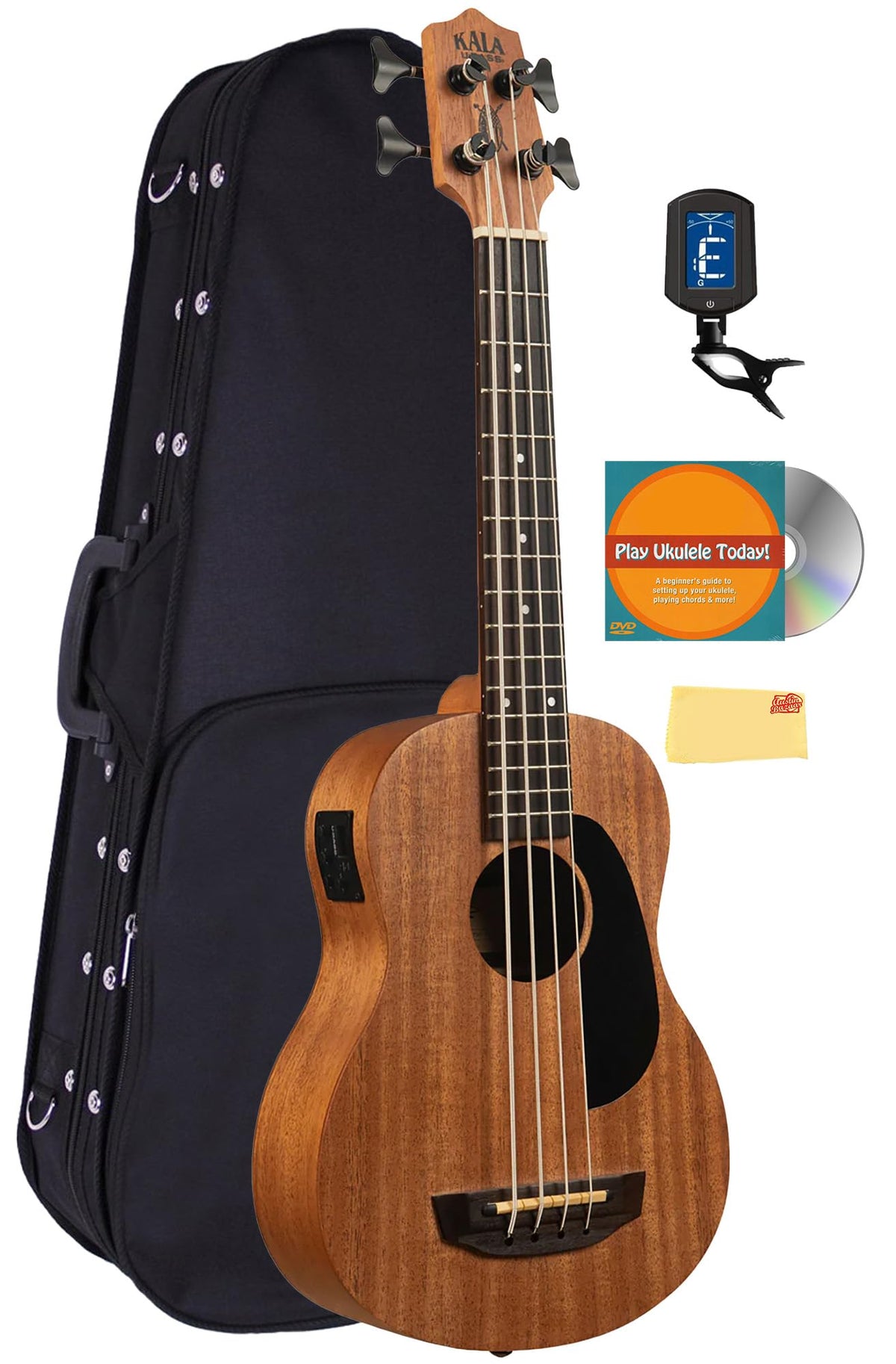 Kala UBASS-BAKITHI-FS Bakithi Kumalo Signature Fretted U-Bass Ukulele Bass w/ Case