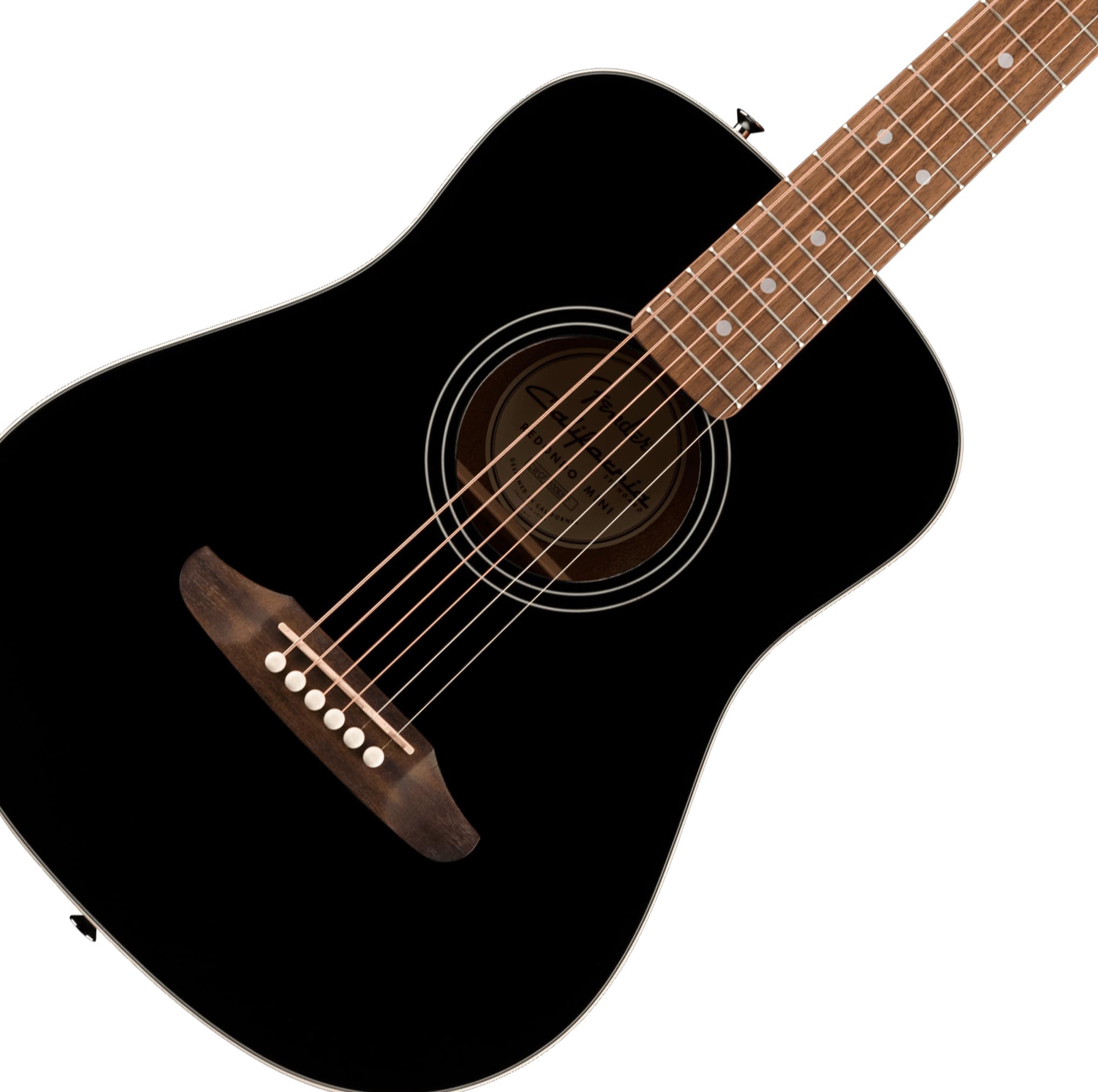 Fender FA-15 3/4-Scale Kids Steel String Acoustic Guitar - Black w/ Gig Bag